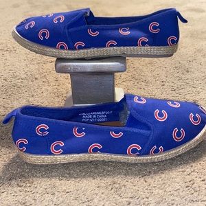 NWOT Chicago Cubs Slip-Ons. MLB